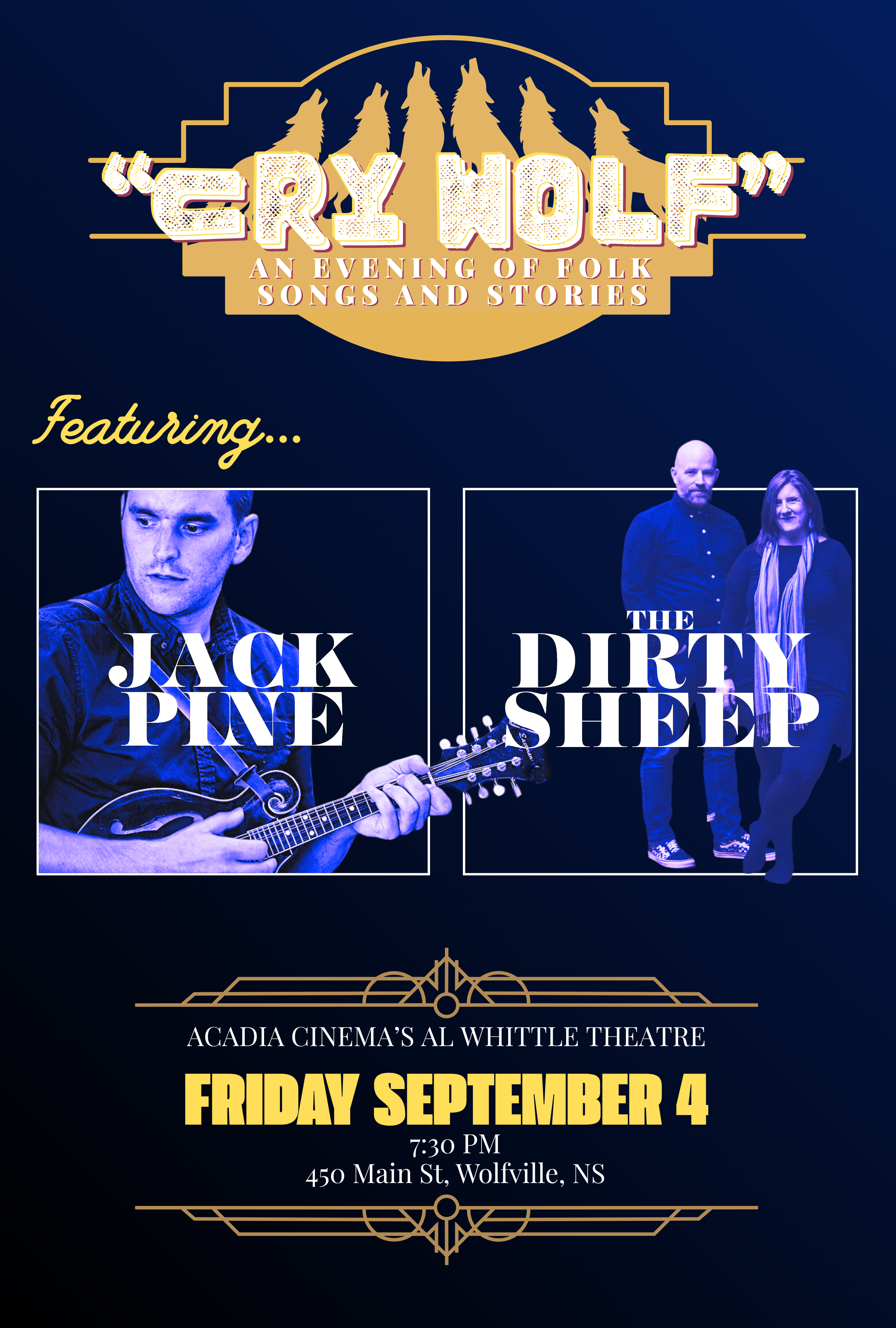 4-PACK TICKETS To Jack Pine + The Dirty Sheep @ Wolfville, NS