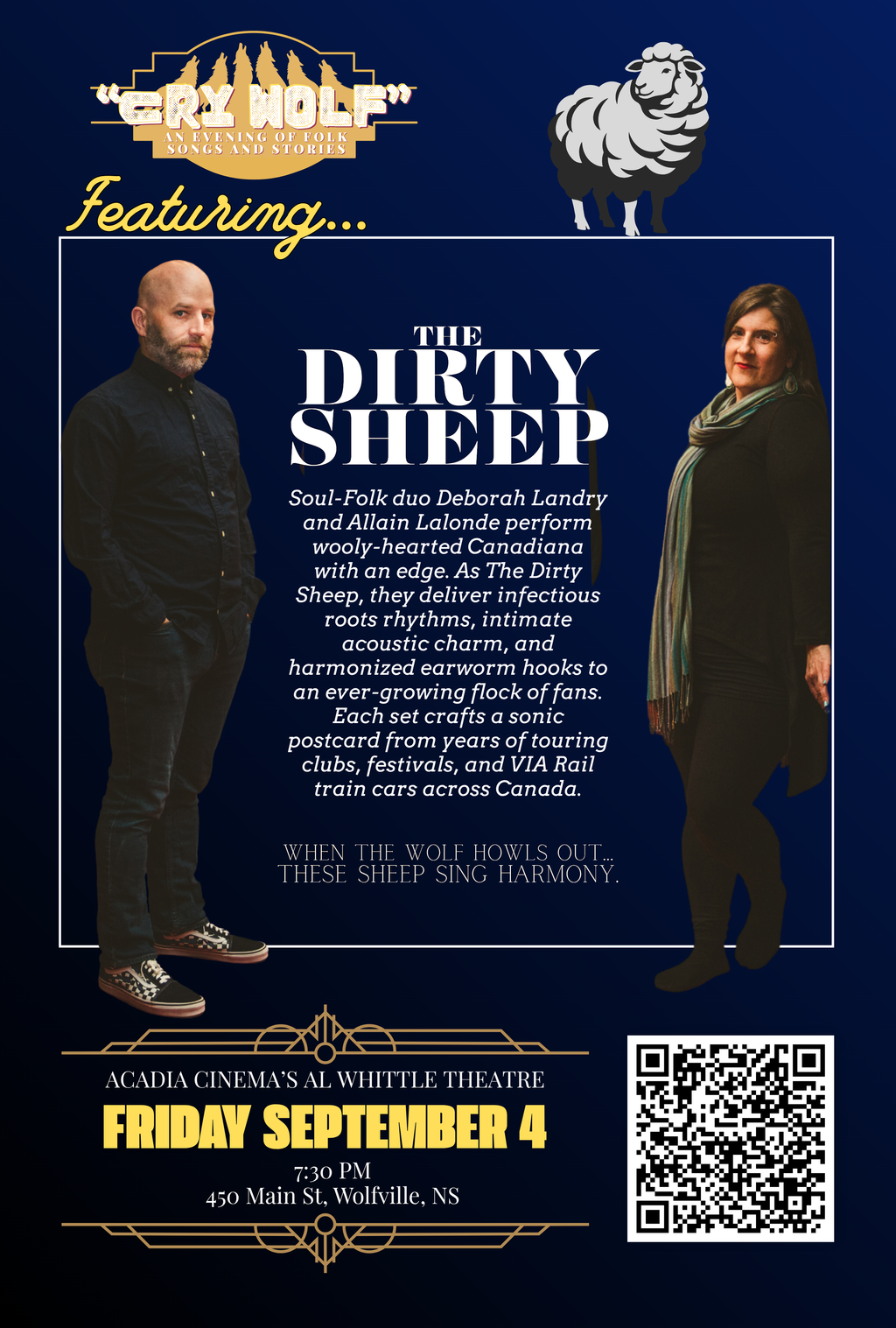 4-PACK TICKETS To Jack Pine + The Dirty Sheep @ Wolfville, NS