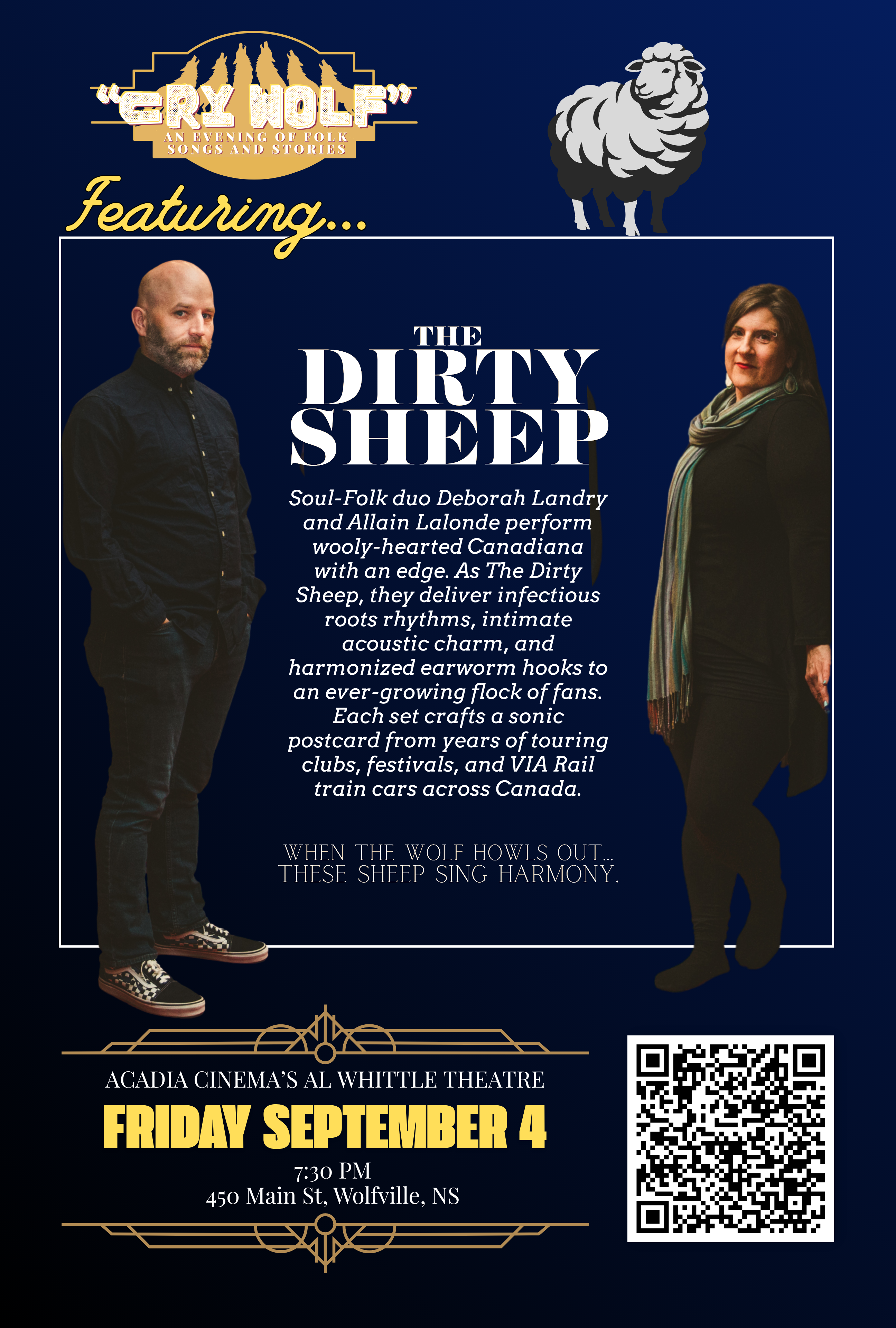 4-PACK TICKETS To Jack Pine + The Dirty Sheep @ Wolfville, NS